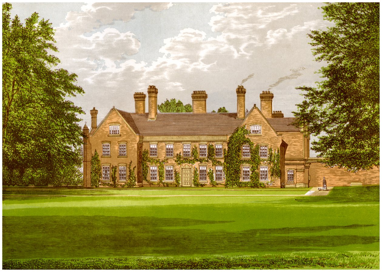 Nether Hall, Suffolk, Heim der Familie Greene, ca. 1880 von Unbekannt