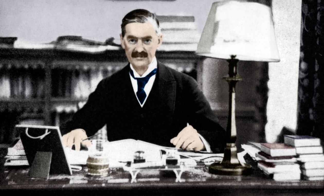 Neville Chamberlain, britischer Premierminister, c1930er von Unbekannt