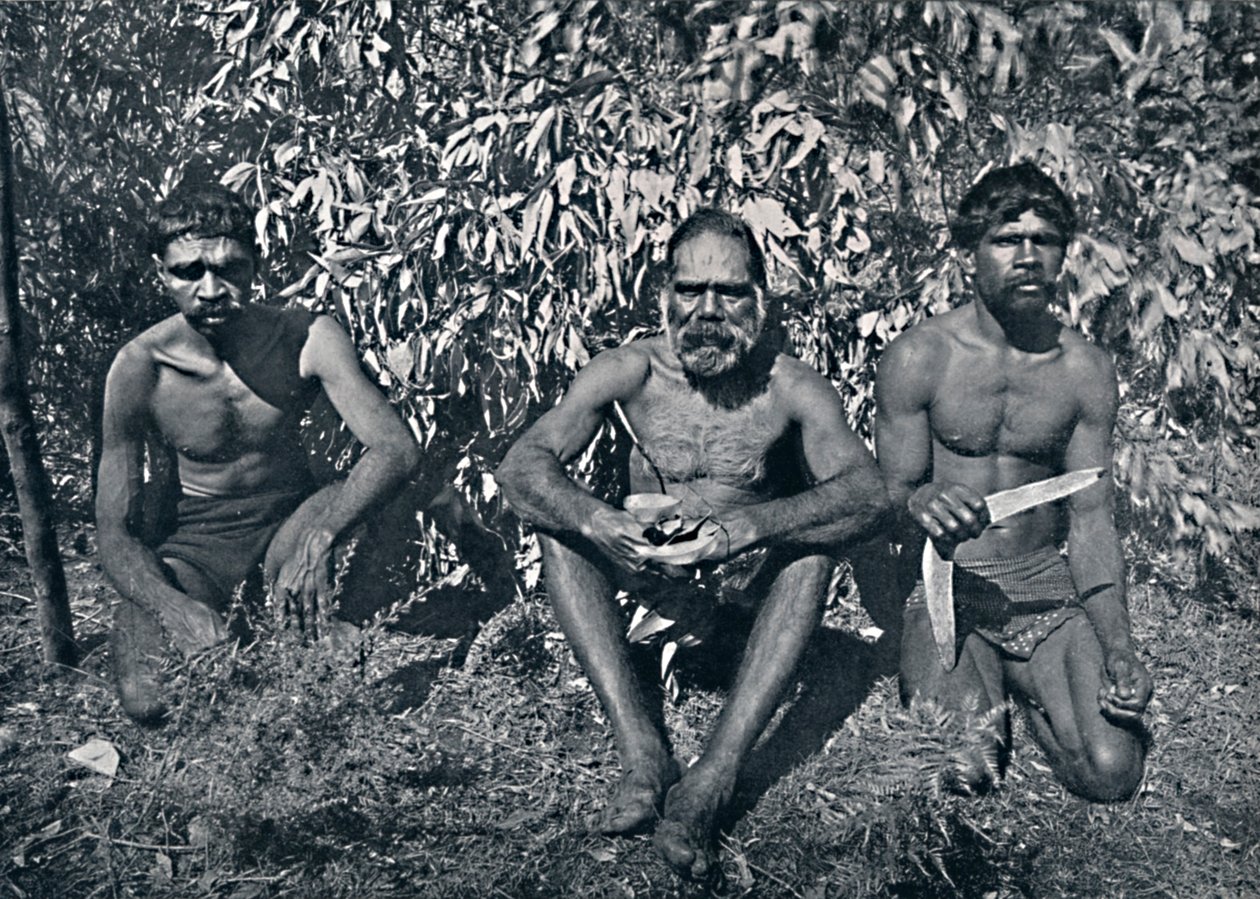 Aborigines von New South Wales - König Billy und seine A.D.C.s von Unbekannt