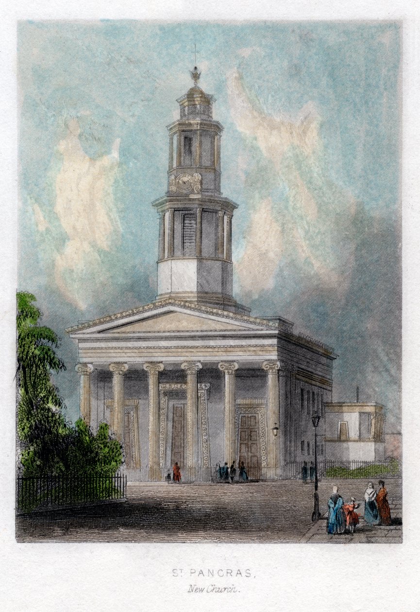 Neue Kirche, St. Pancras, London von Unbekannt