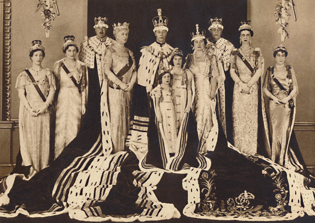 Offizielle Krönungsgruppe, 1937 von Unbekannt
