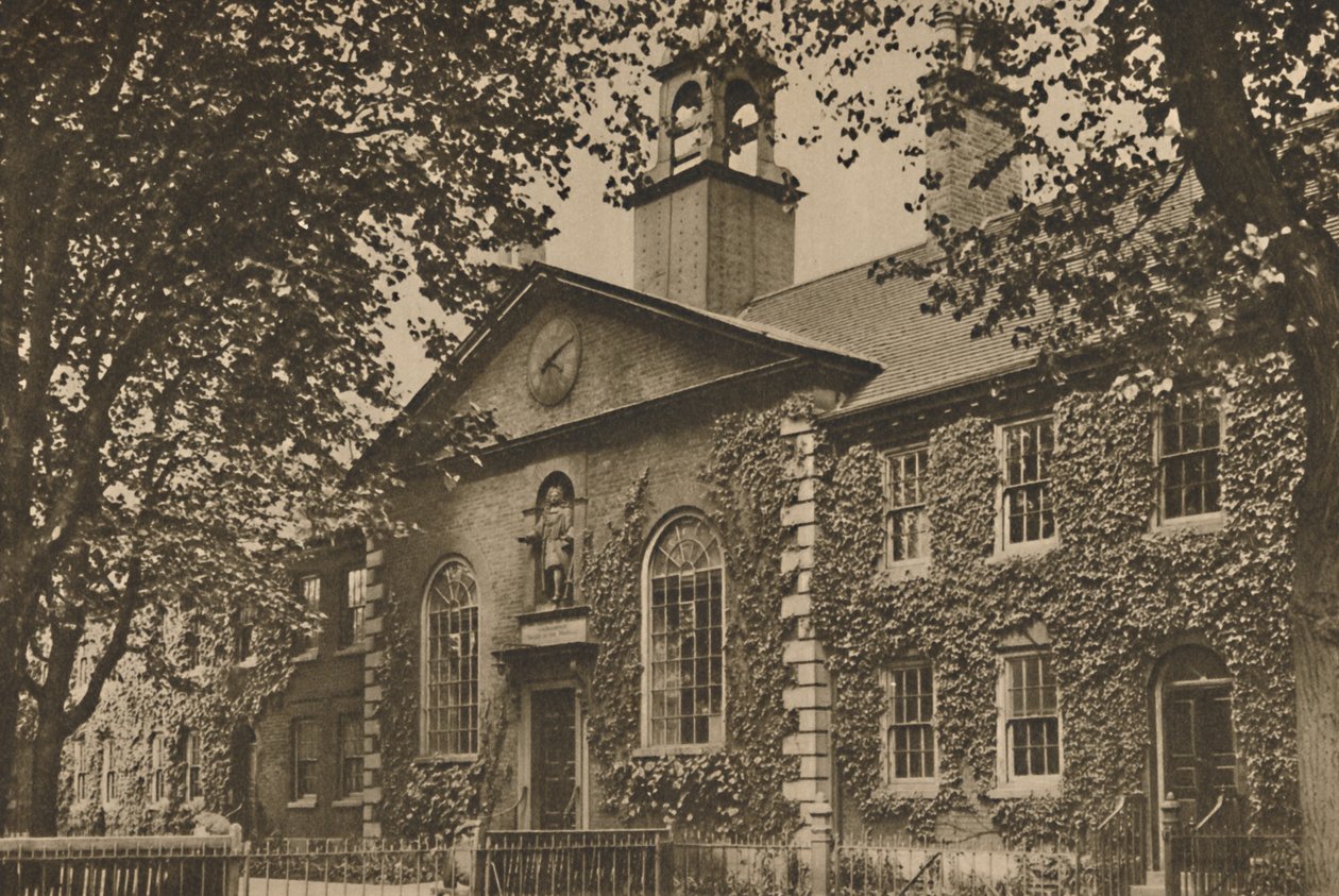 Alte Armenhäuser in der Kingsland Road, umgewandelt in ein Möbelmuseum von Unbekannt