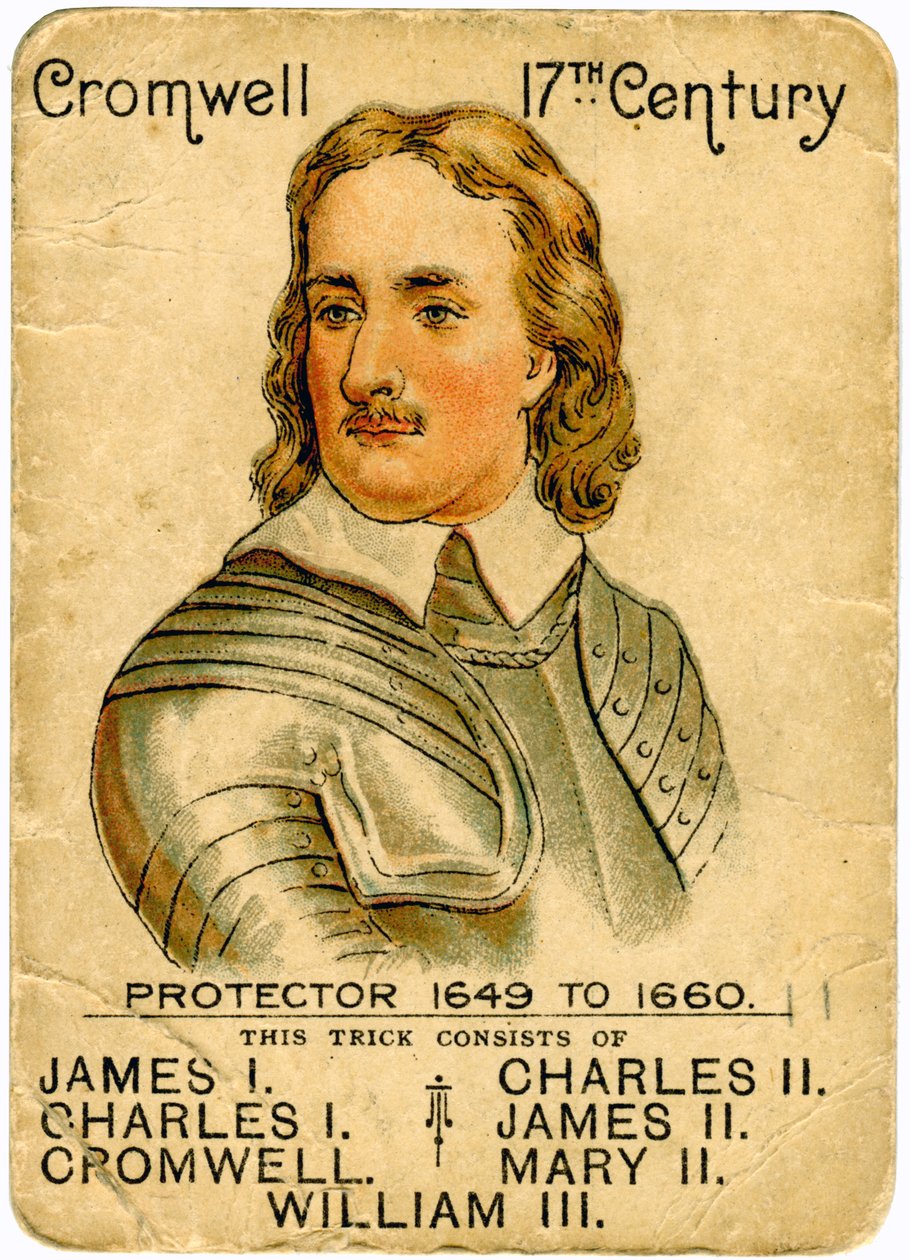 Oliver Cromwell 1599-1658, Lordprotektor von England, 1901-1910 von Unbekannt