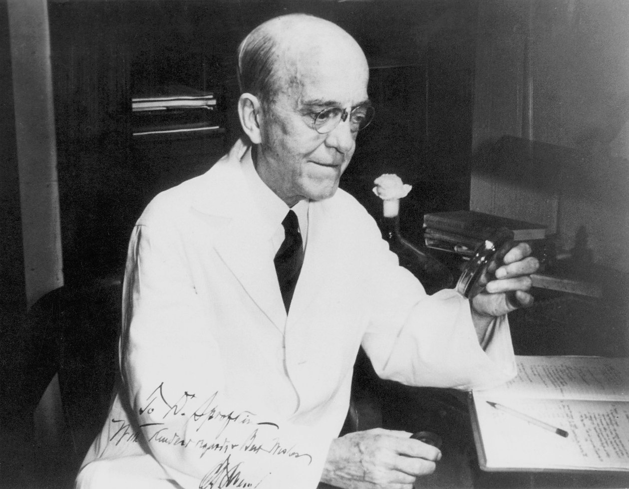 Oswald Theodore Avery, kanadisch-amerikanischer Bakteriologe und Molekularbiologe von Unbekannt