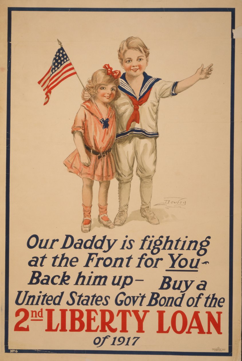 Unser Papa kämpft an der Front für dich. 2. Liberty Loan von Unbekannt