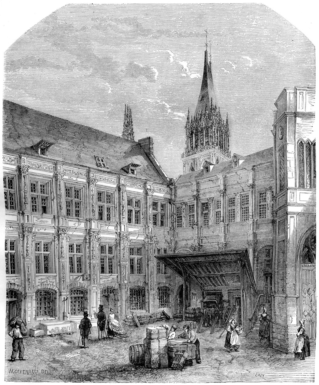 Palais de la Chambre, Rouen, Frankreich, 1882-1884 von Unbekannt