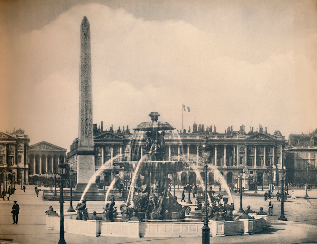 Paris - La Place De La Concorde, ca. 1910 von Unbekannt