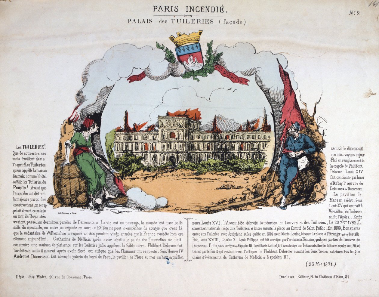 Paris brennt, 1871 von Unbekannt