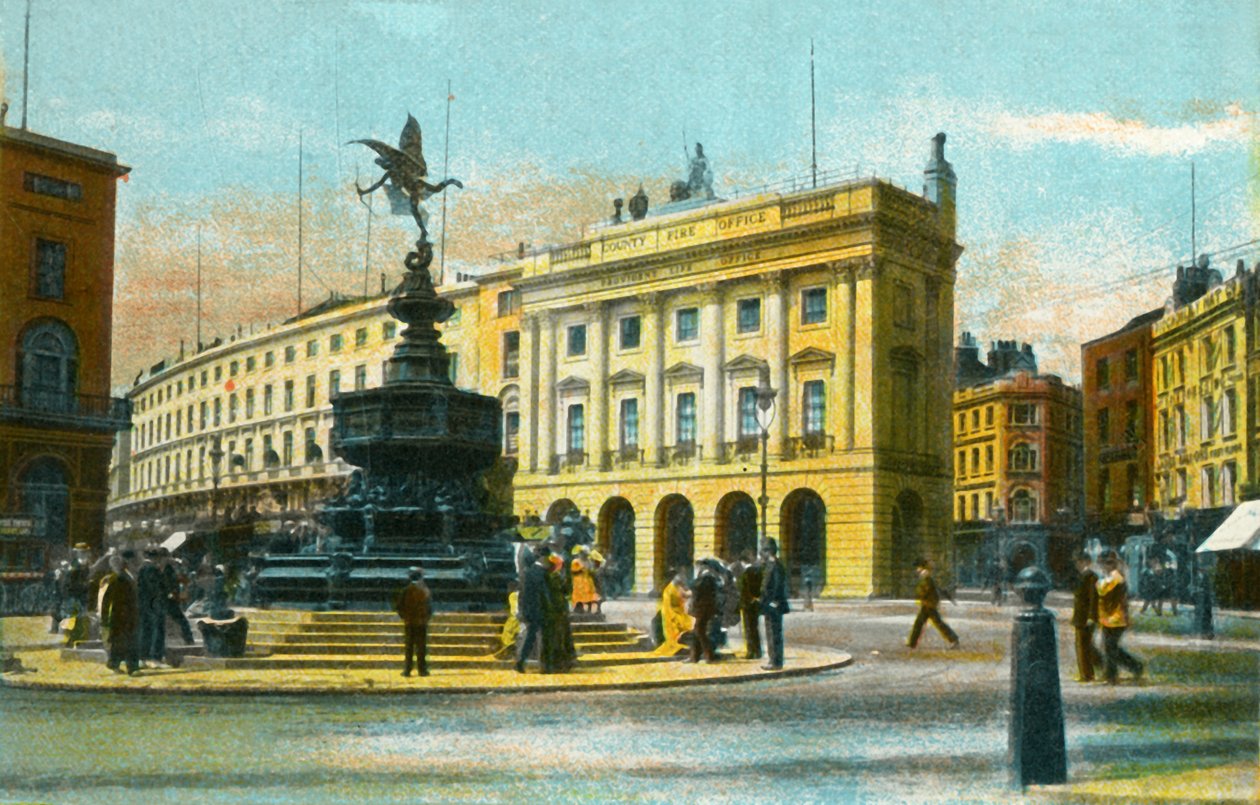 Piccadilly Circus, London, um 1910 von Unbekannt