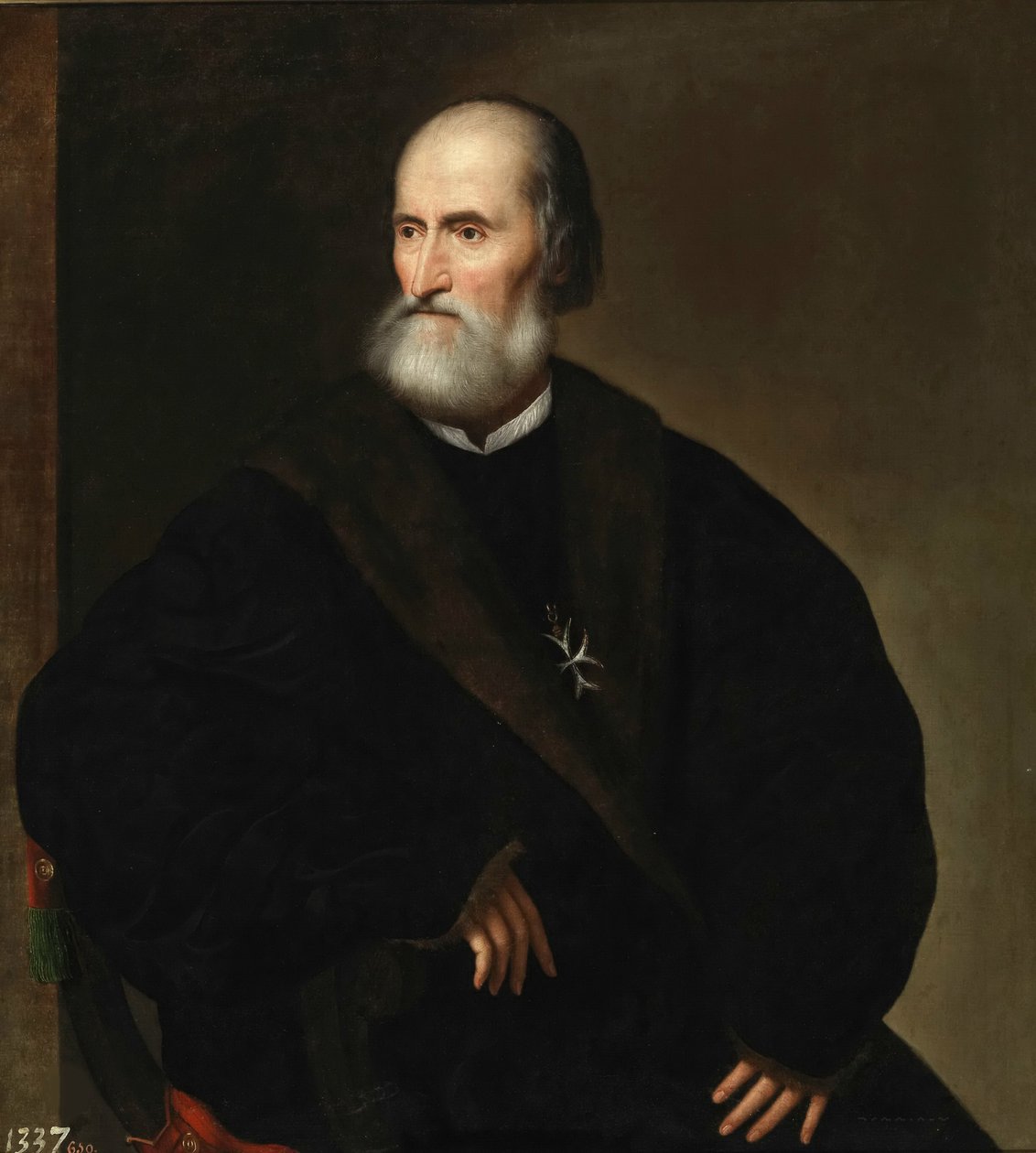 Pietro Bembo als Prior der Johanniter, ca. 1537 von Unbekannt