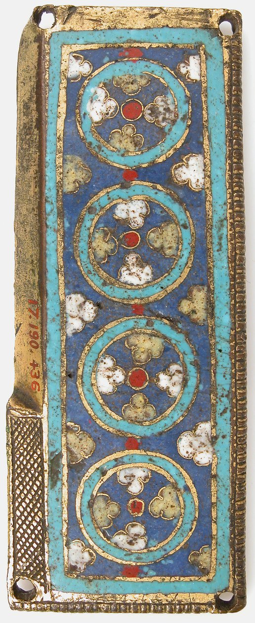 Plakette von einem Reliquienschrein, Deutsch oder Süd-Niederländisch, ca. 1175-1200 von Unbekannt
