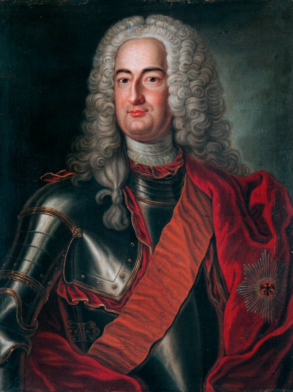 Porträt von Albert Wolfgang, Graf von Schaumburg-Lippe (1699-1748) von Unbekannt