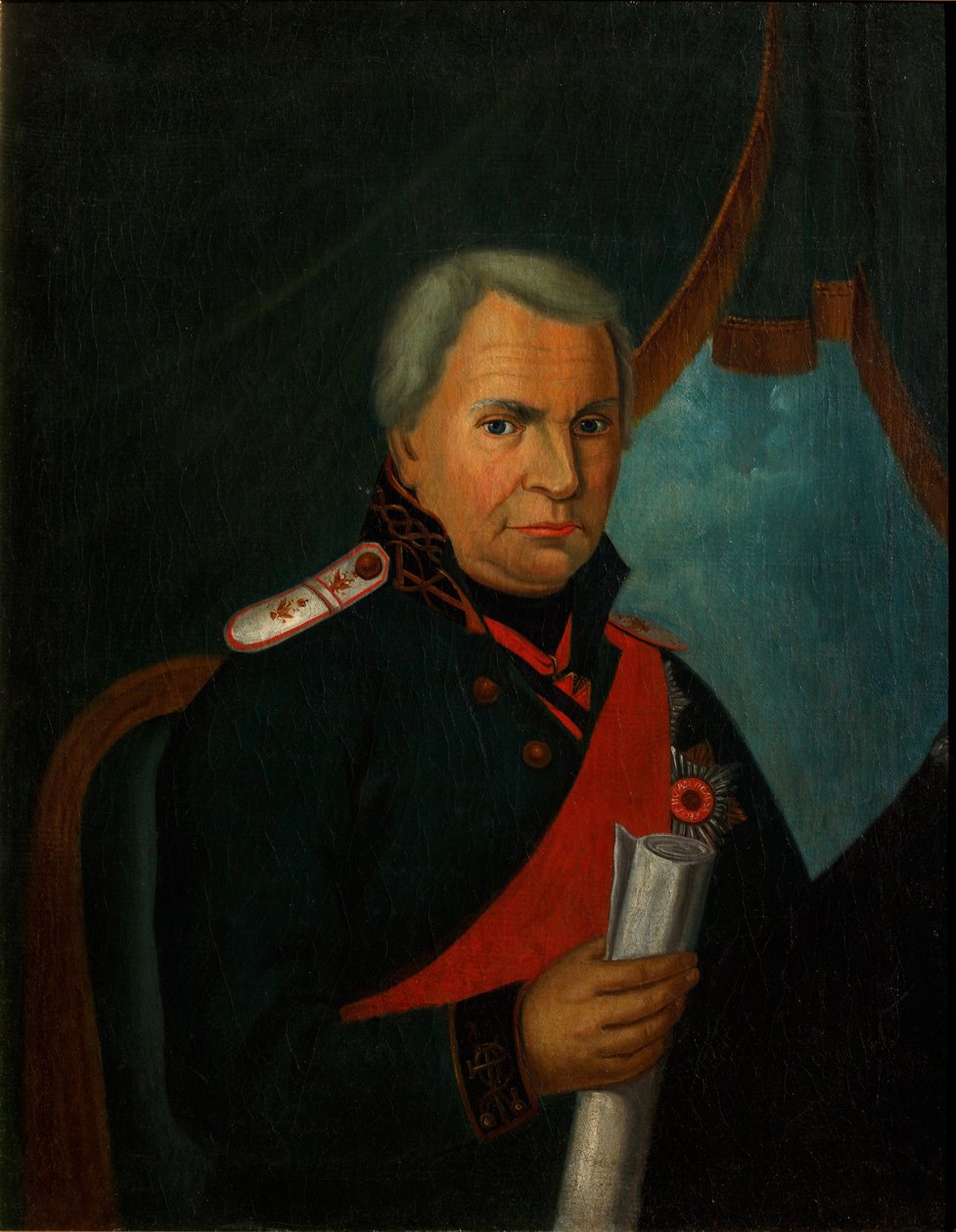 Porträt von Alexander Semjonowitsch Schischkow 1754-1841, 1820er Jahre von Unbekannt