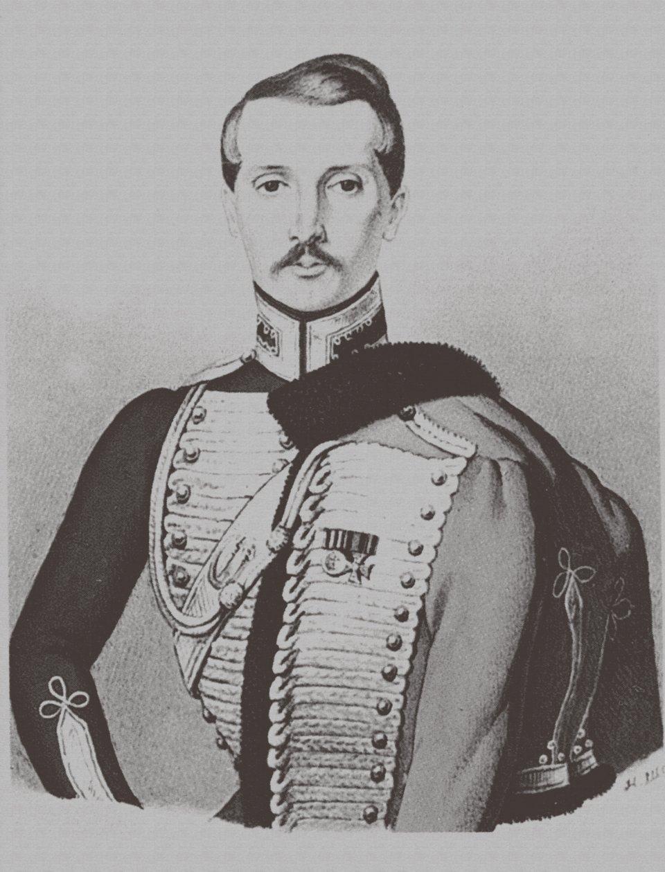 Porträt von Alexey Nikolayevich Wulf 1805-1881, 1830er von Unbekannt