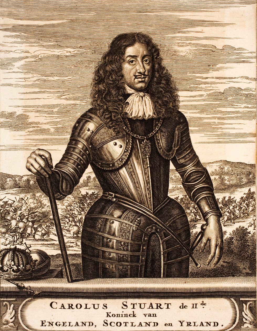 Porträt von Charles II. von England 1630-1685 Aus: Schauplatz des Krieges, 1675 von Unbekannt