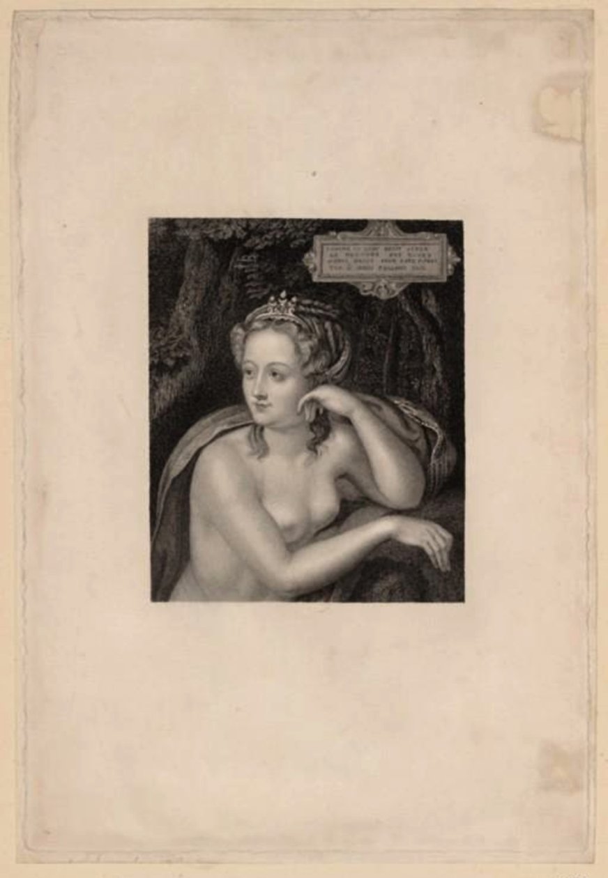 Porträt von Diane de Poitiers 1499-1566, Mitte des 16. Jahrhunderts von Unbekannt