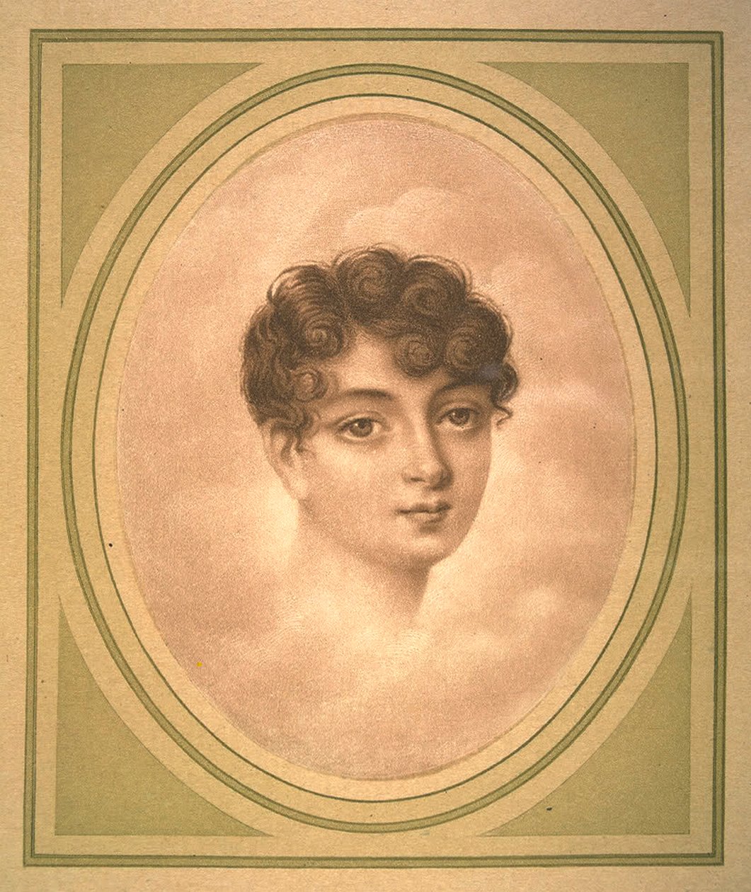 Porträt von Eléonore Denuelle de La Plaigne 1787-1868, frühes 19. Jahrhundert von Unbekannt