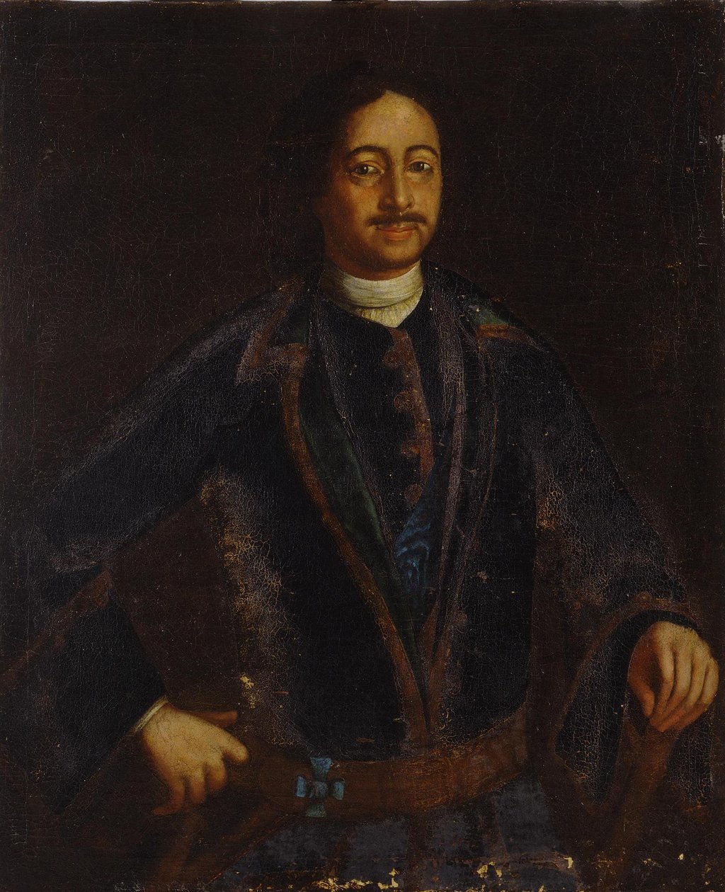 Porträt von Kaiser Peter I. der Große 1672-1725, frühes 18. Jahrhundert von Unbekannt