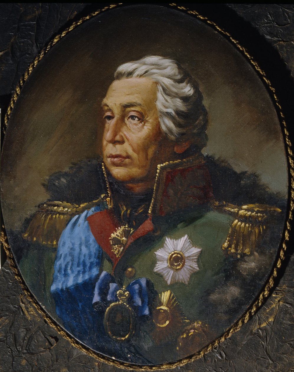 Porträt von Feldmarschall Prinz Michail Kutusow 1745-1813 von Unbekannt