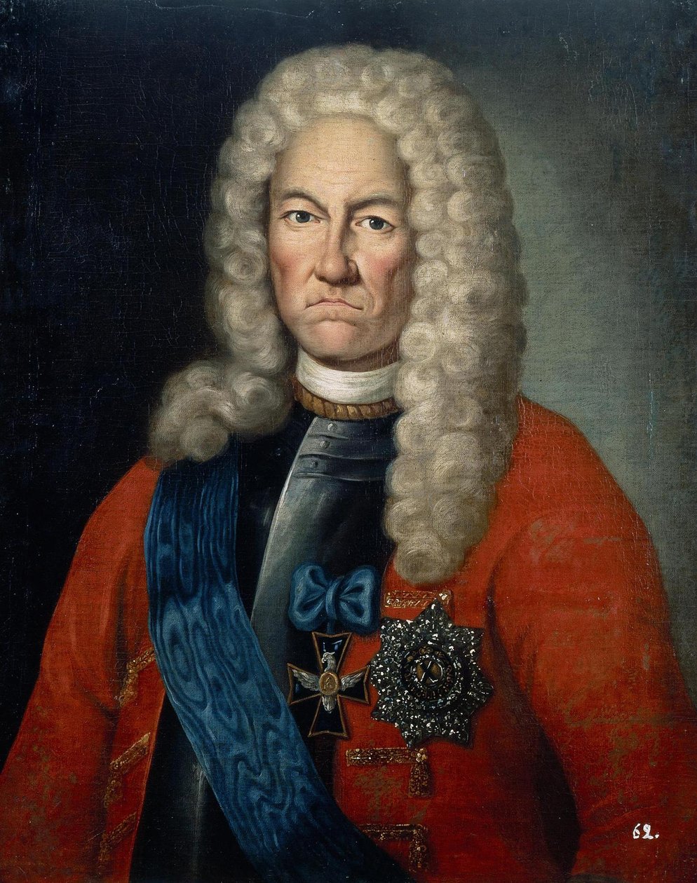 Porträt von Jacob Daniel Bruce, erstes Drittel des 18. Jahrhunderts von Unbekannt