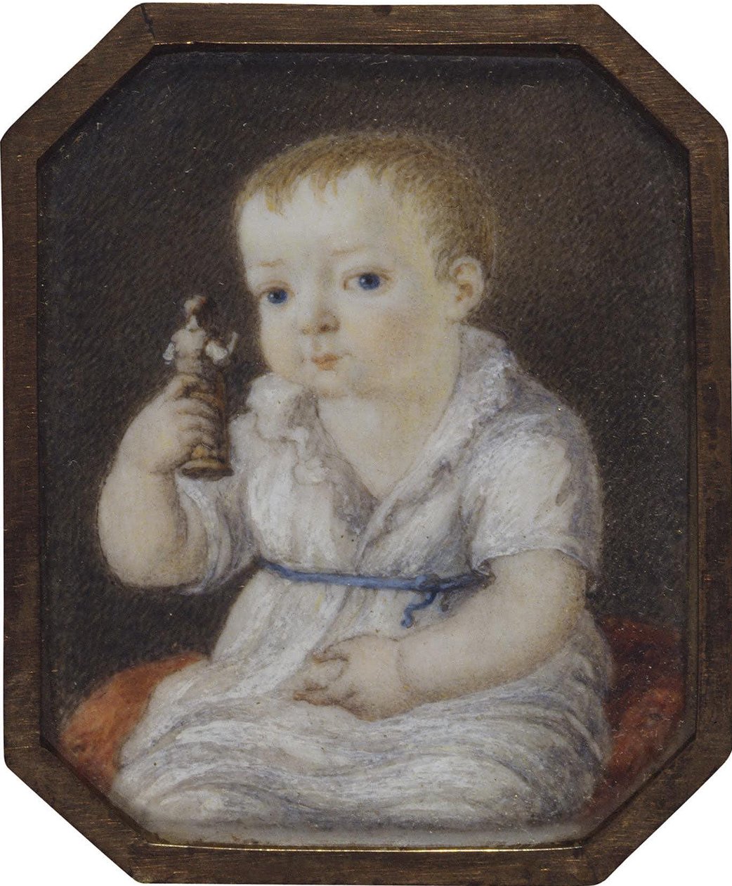 Porträt von Sergey Ivanovich Volkov als Kind, um 1808 von Unbekannt
