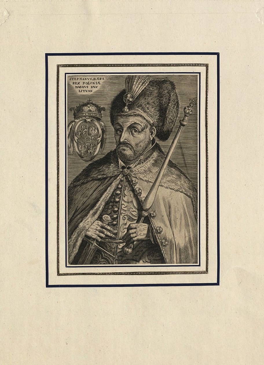 Porträt von Stephan Báthory, König von Polen, Ende des 16. Jahrhunderts von Unbekannt