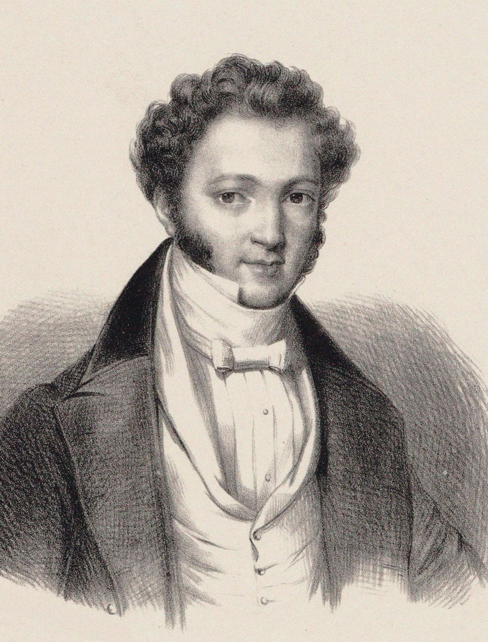 Porträt des Pianisten und Komponisten Ignaz Moscheles von Unbekannt