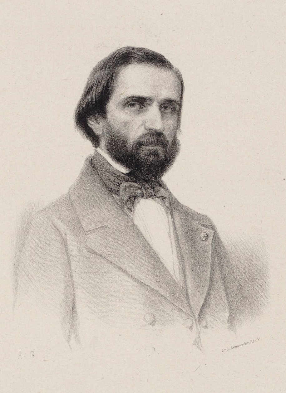 Porträt des Komponisten Giuseppe Verdi von Unbekannt