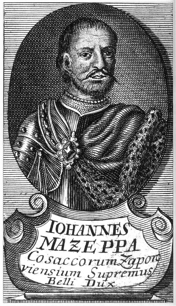 Porträt des Hetman Iwan Masepa 1639-1709, frühes 18. Jahrhundert von Unbekannt
