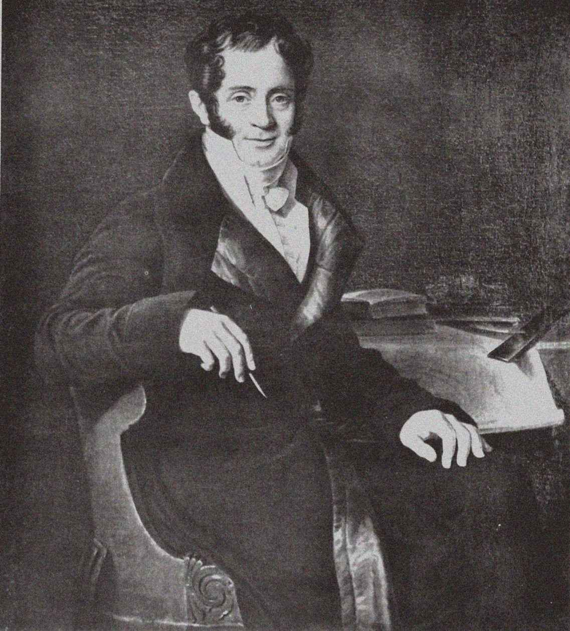 Porträt des Architekten Carlo Rossi 1775-1849 nach Ch. Mitoire von Unbekannt