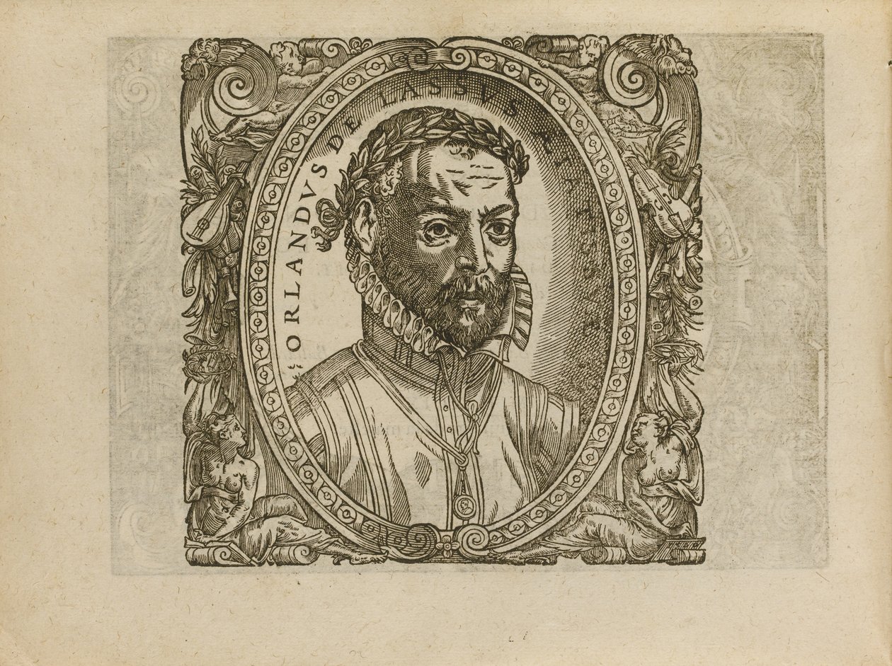 Porträt des Komponisten Roland de Lassus 1532-1594, 1560 von Unbekannt