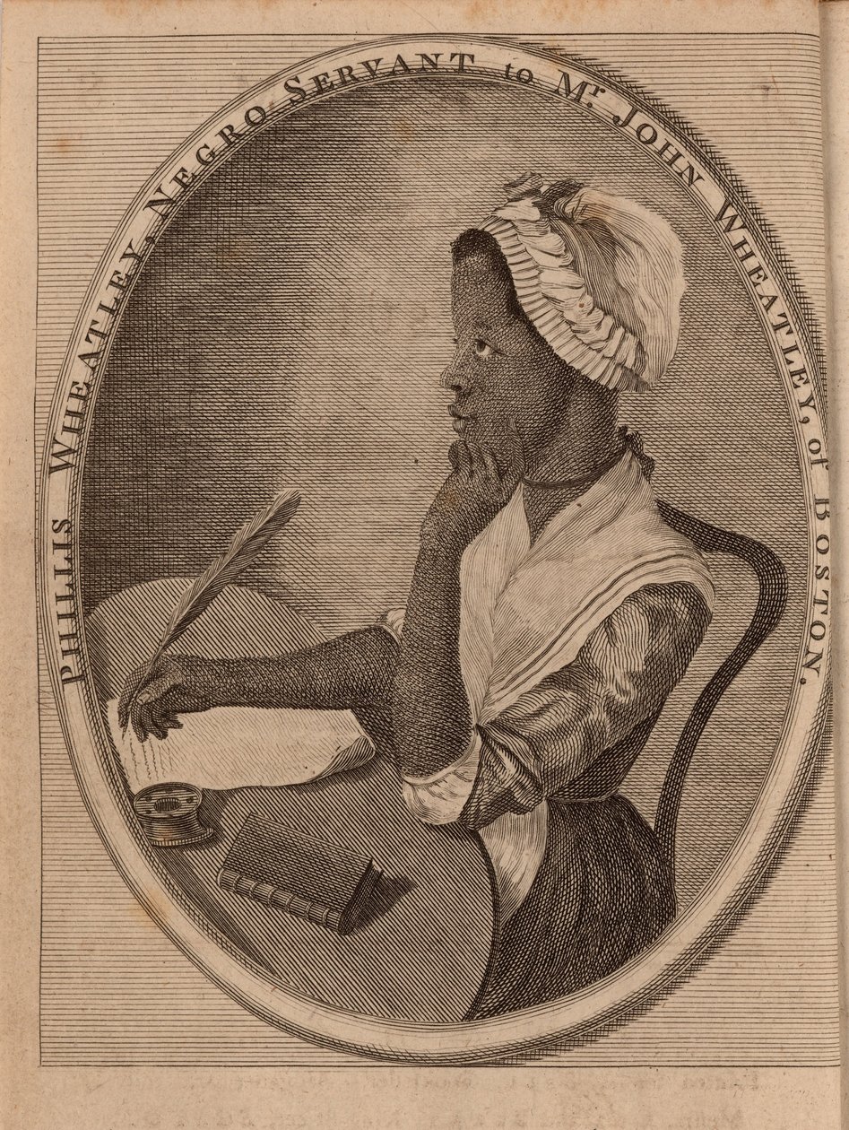 Porträt der Dichterin Phillis Wheatley ca. 1753-1784, 1773 von Unbekannt
