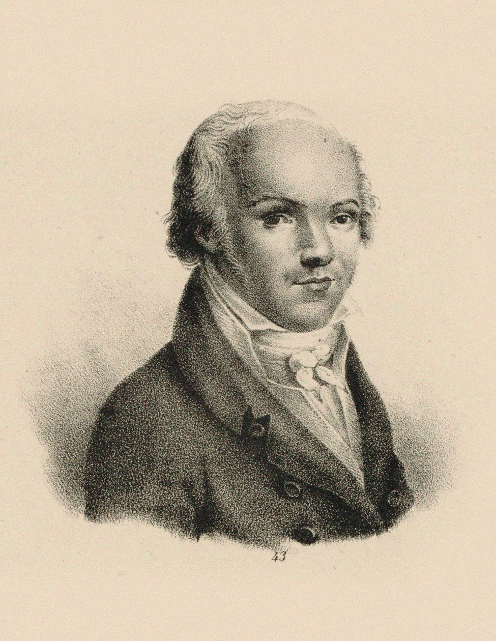 Porträt des Geigers und Komponisten Andreas Romberg 1767-1821, ca. 1815 von Unbekannt
