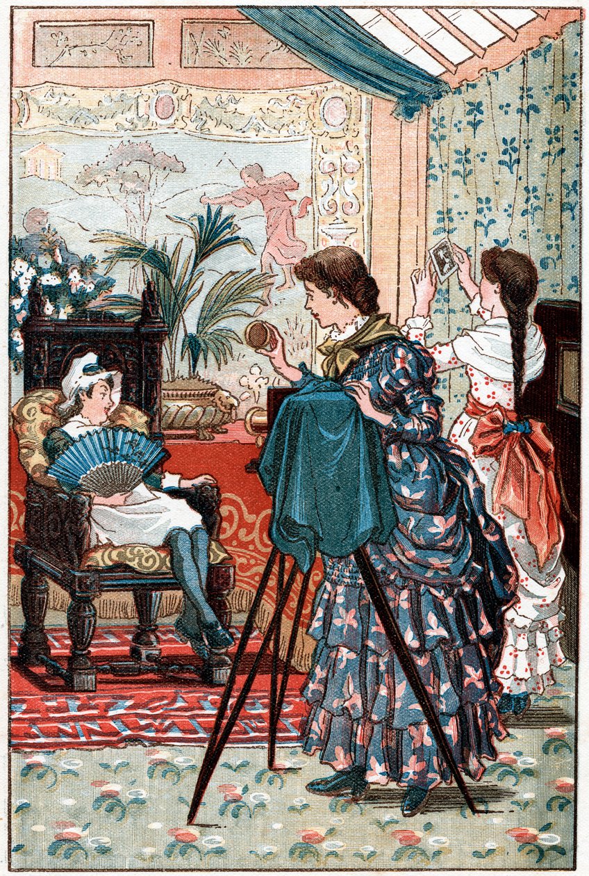Porträtfotografie als geeignete Karriere für eine junge Frau, 1884 von Unbekannt