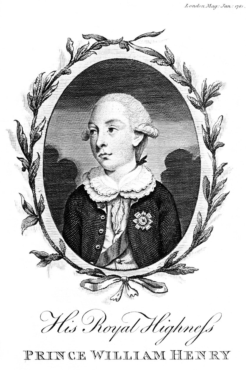 Prinz William Henry, dritter Sohn von George III., 1781 von Unbekannt