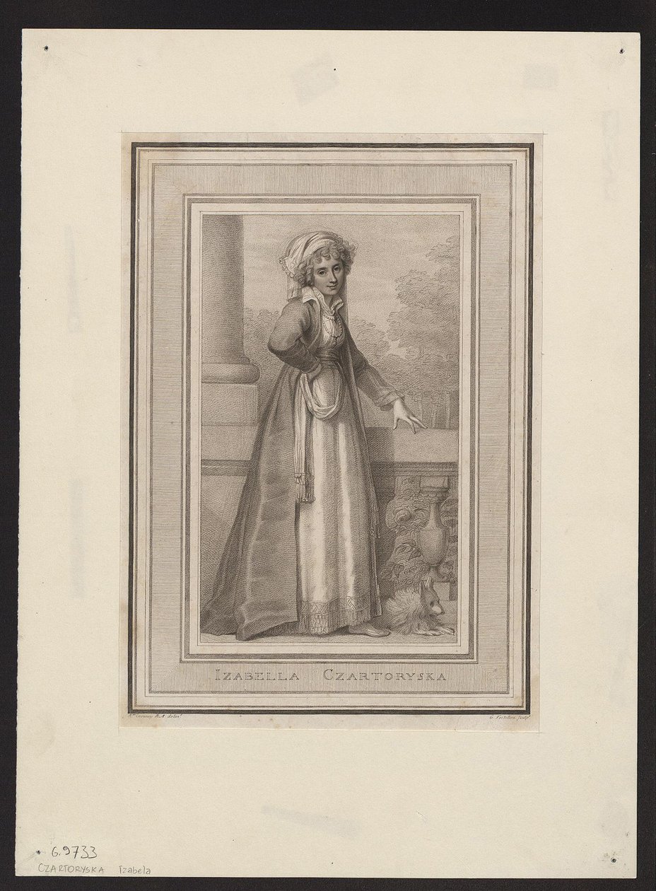 Prinzessin Izabela Czartoryska, geborene Gräfin Fleming von Unbekannt