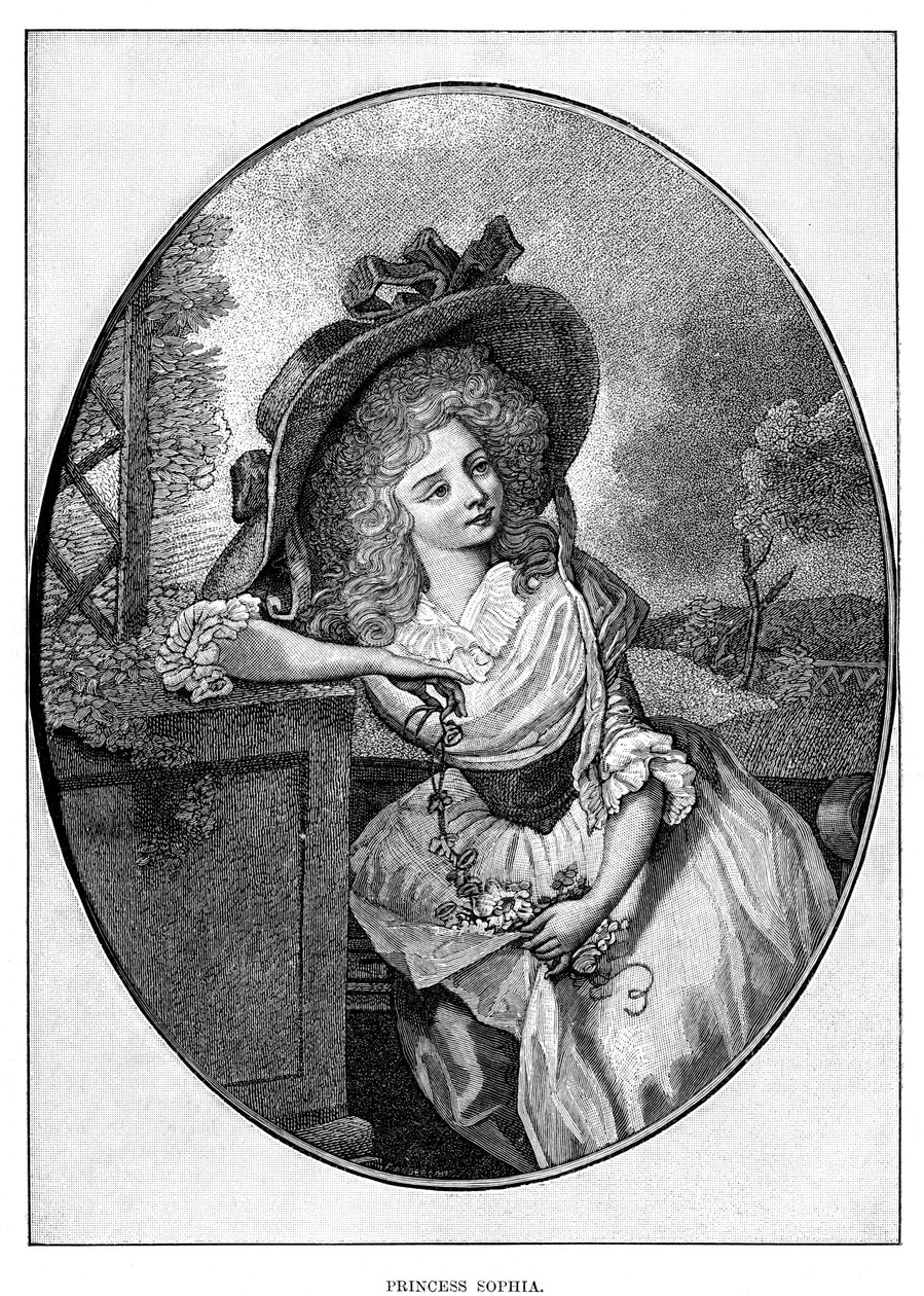 Prinzessin Sophia, fünfte Tochter von George III, 19. Jahrhundert von Unbekannt