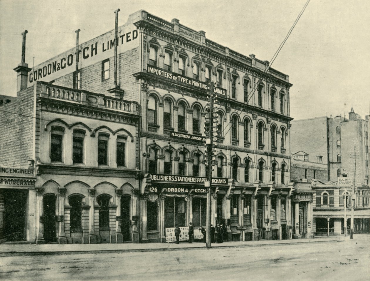 Queen Street, Melbourne, 1901 von Unbekannt