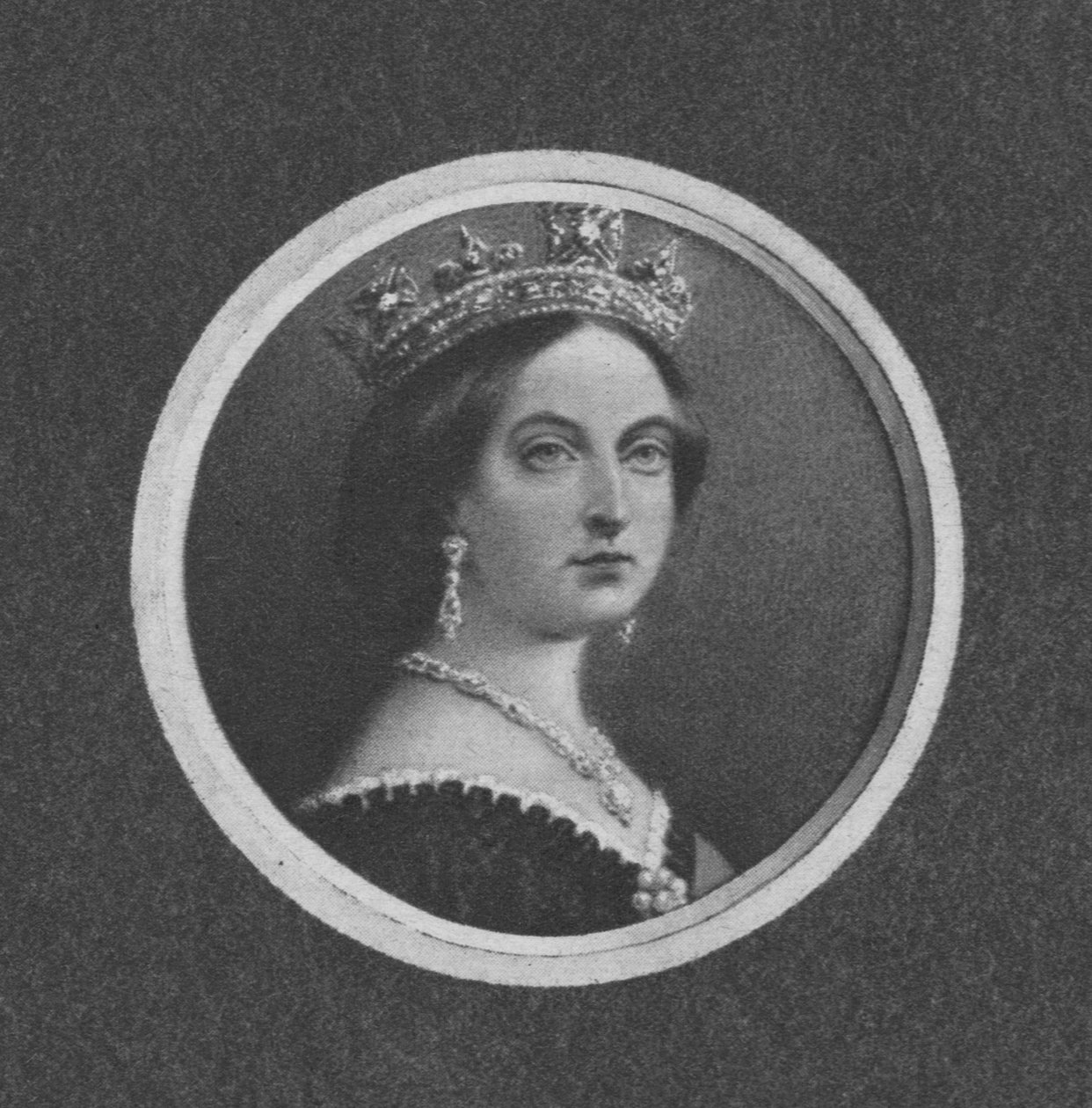 Königin Victoria in ihrem vierten Jahrzehnt, 1901 von Unbekannt