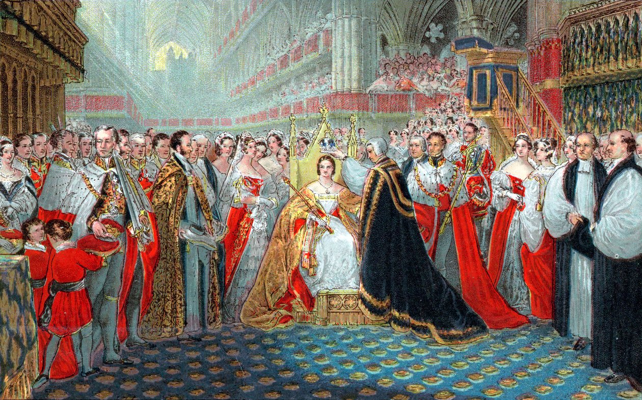 Krönung von Königin Victoria, 1837 von Unbekannt