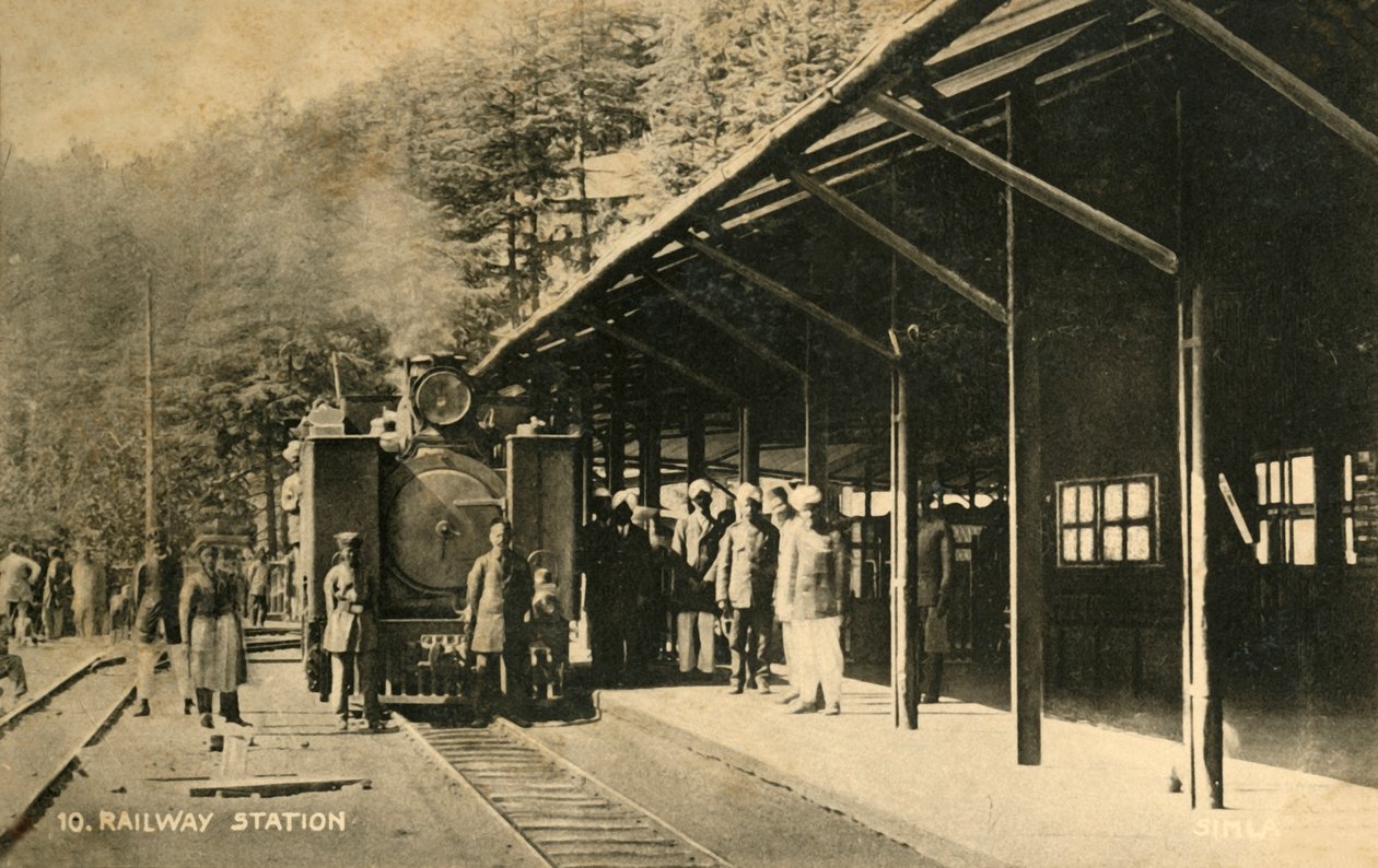Bahnhof, um 1918-1939 von Unbekannt