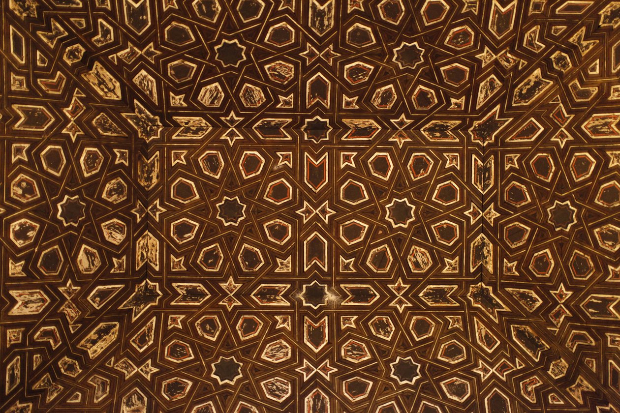 Real Alcázar de Sevilla - Deckendekoration, Sevilla, Spanien von Unbekannt