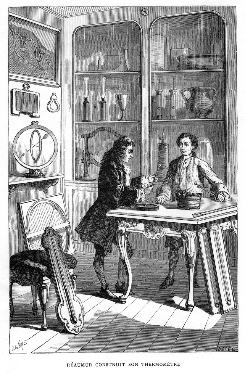 René-Antoine Ferchault de Réaumur, französischer Physiker des 18. Jahrhunderts, 1874 von Unbekannt