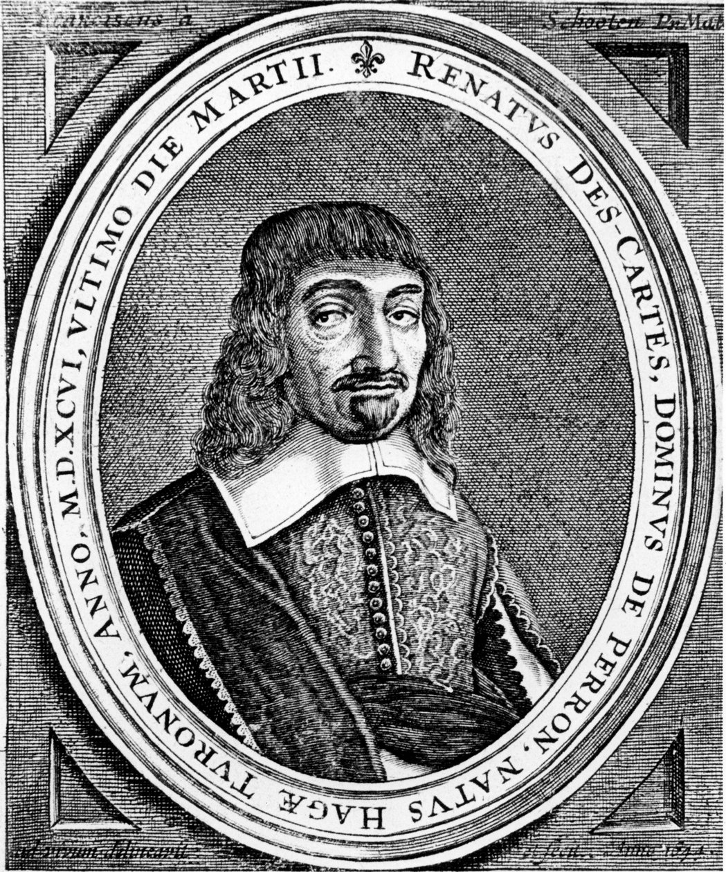 René Descartes, französischer Philosoph und Mathematiker, 1672 von Unbekannt