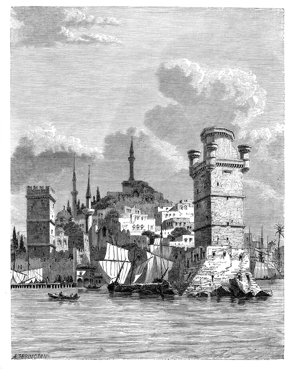 Rhodos, Griechenland, 1895 von Unbekannt