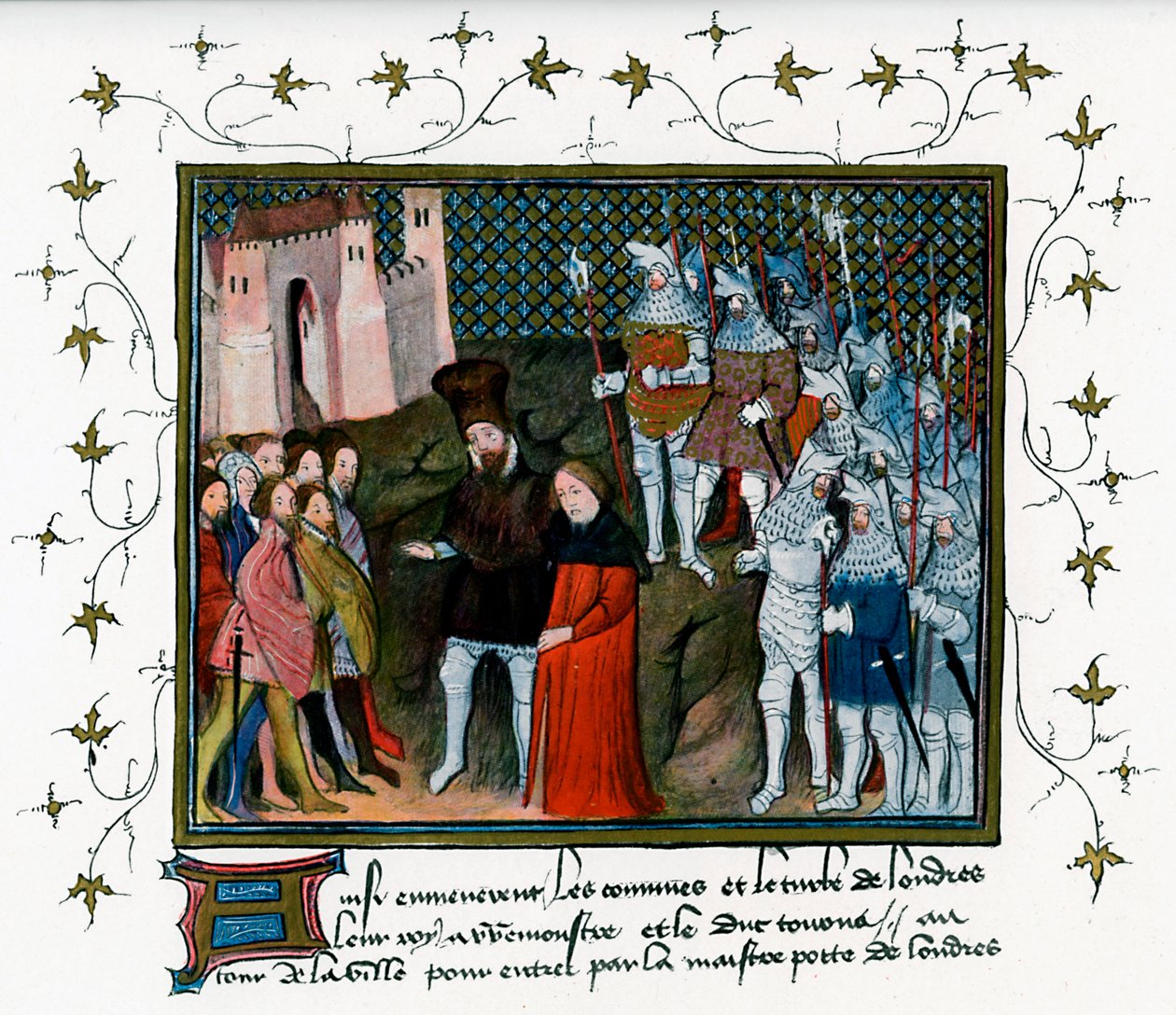 Richard II. wird von Bolingbroke den Bürgern von London übergeben von Unbekannt