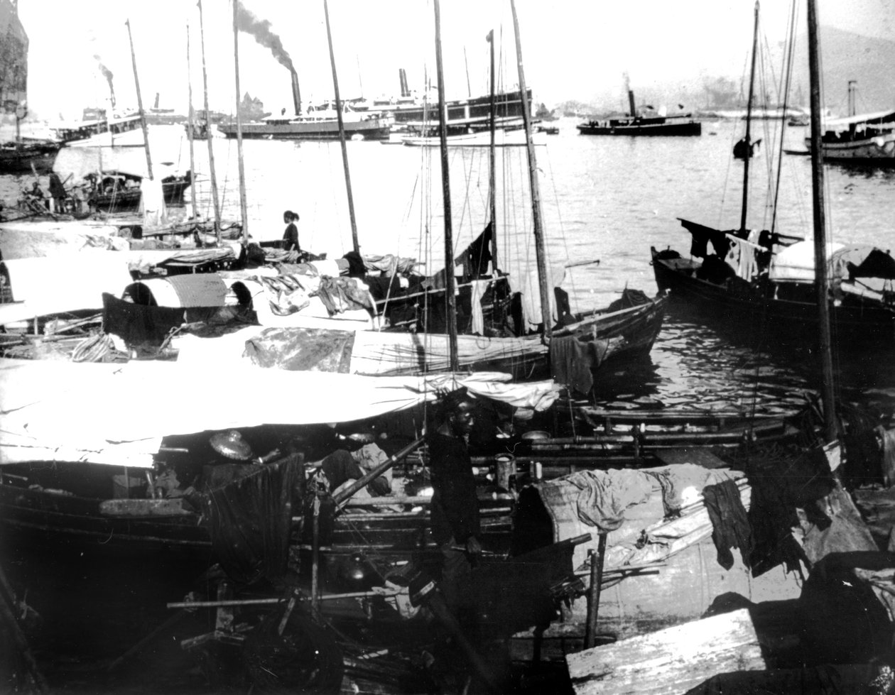 Flussboote, Saigon, 1900 von Unbekannt