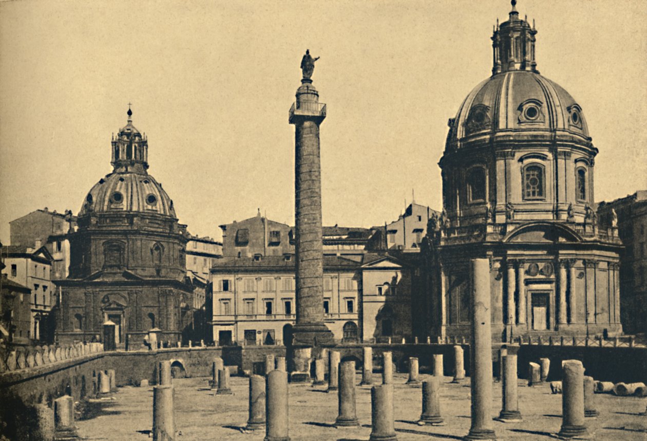 Rom - Trajanssäule, 1910 von Unbekannt