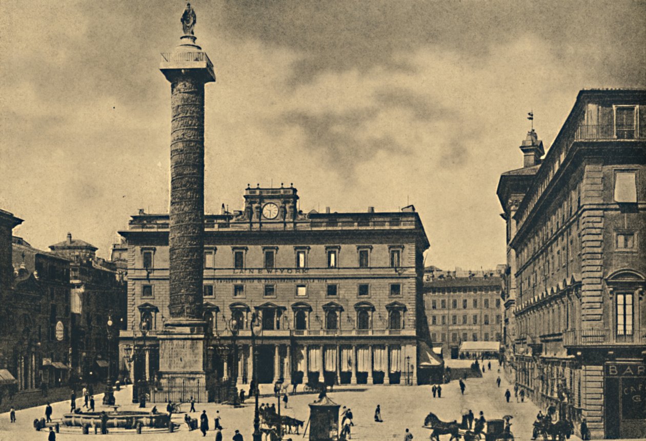 Rom - Platz und Säule des Marcus Aurelius von Unbekannt