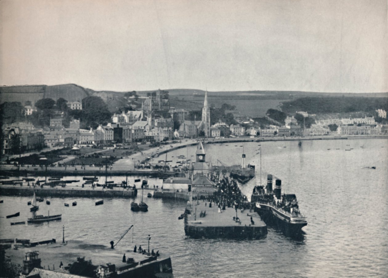 Rothesay - Die Landungsbrücke und Esplanade, 1895 von Unbekannt